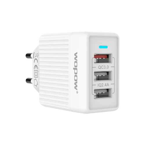 WQ01 WOPOW 3 USB FAST CHARGER 30W