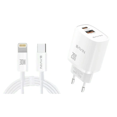 BAVIN 1207 PD+QC3.0 CHARGER IOS