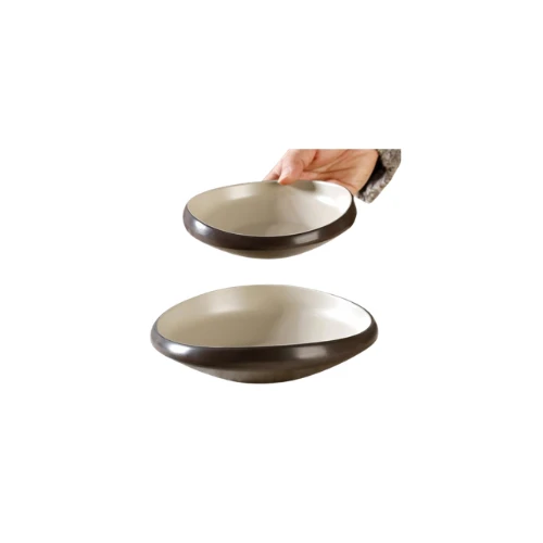 MOMAZ MON1029 Lumora Round Deep Plate 7.67"