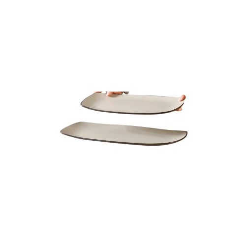 MOMAZ MON1017 Lumora Rectangular Platter 16.3"