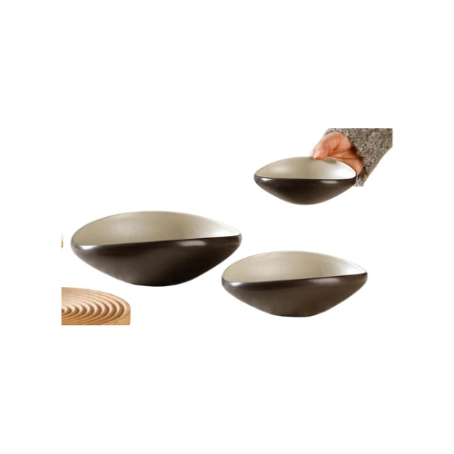 MOMAZ MON1011 Lumora Oval Deep Plate 8"